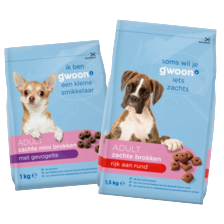 g'woon hondenvoer droog